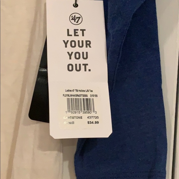 New England Patriots 3/4 Sleeve T-Shirt - Picture 4 of 6